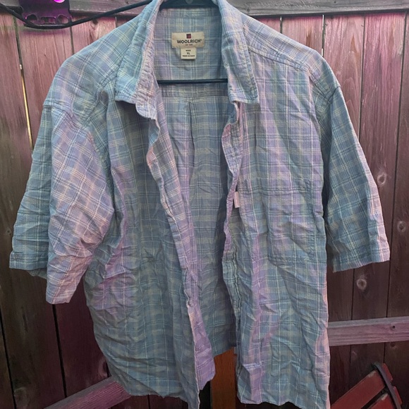 Woolrich Button Up Short Sleeve Shirt Size XL Men’s - Picture 1 of 4